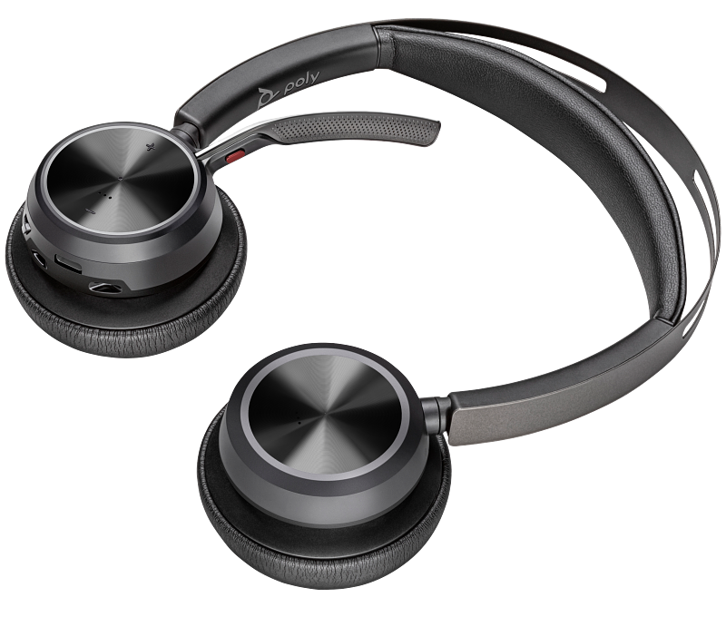 HP 9T9J3AA - Poly Voyager Focus 2 USB-C-C Headset +USB-C/A Adapter