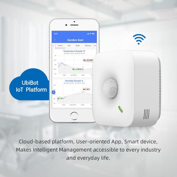 MS1 - Ubibot MS1 Cloud-gestützter WLAN-Infrarot-Bewegungssensor