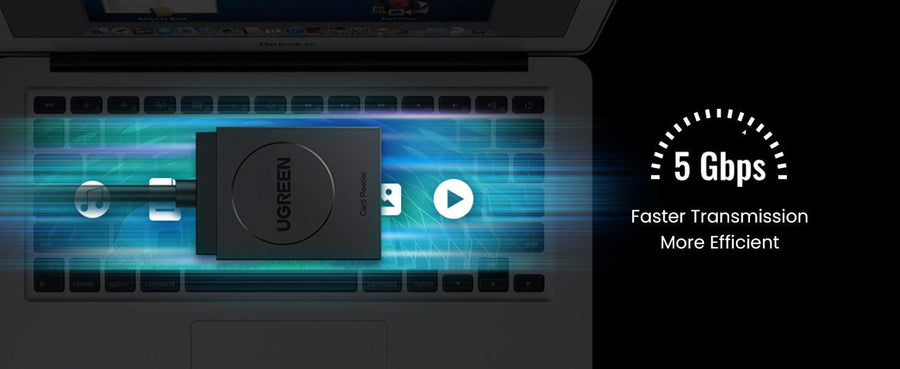 UG-20250 - Ugreen 2-In-1 USB 3.0 A Card Reader 15cm without OTG