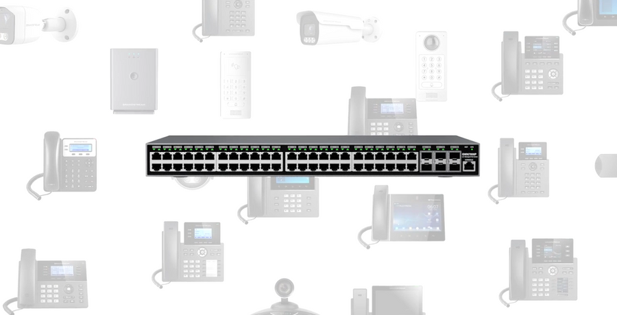 GWN7816 - Grandstream GWN7816 Enterprise Layer 3 Managed network Switch with 48 x GigE and 6 x SFP+
