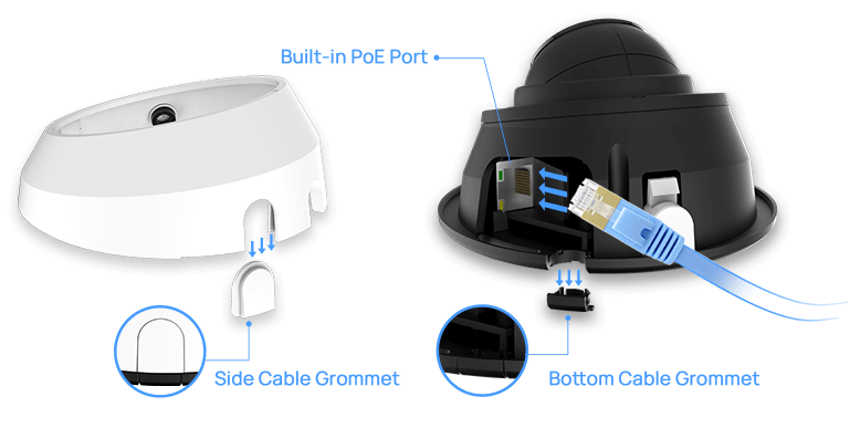 MS-C8183-PD - Milesight 4K NDAA AI IR Mini Dome Network Camera