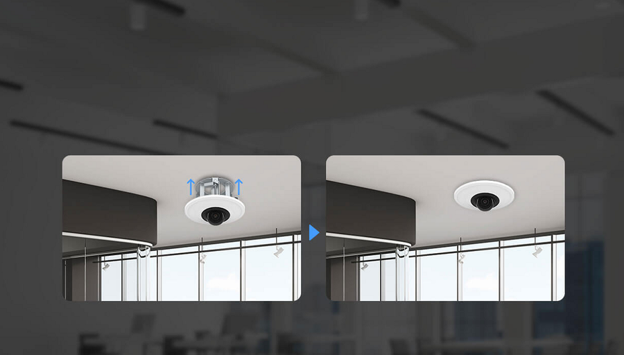 MS-C8183-PD - Milesight 4K NDAA AI IR Mini Dome Network Camera