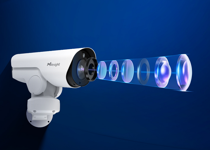 MS-C8267-X20PE - Milesight 4K NDAA AI 20X PTZ Bullet Plus Network Camera - Multi Cable Out