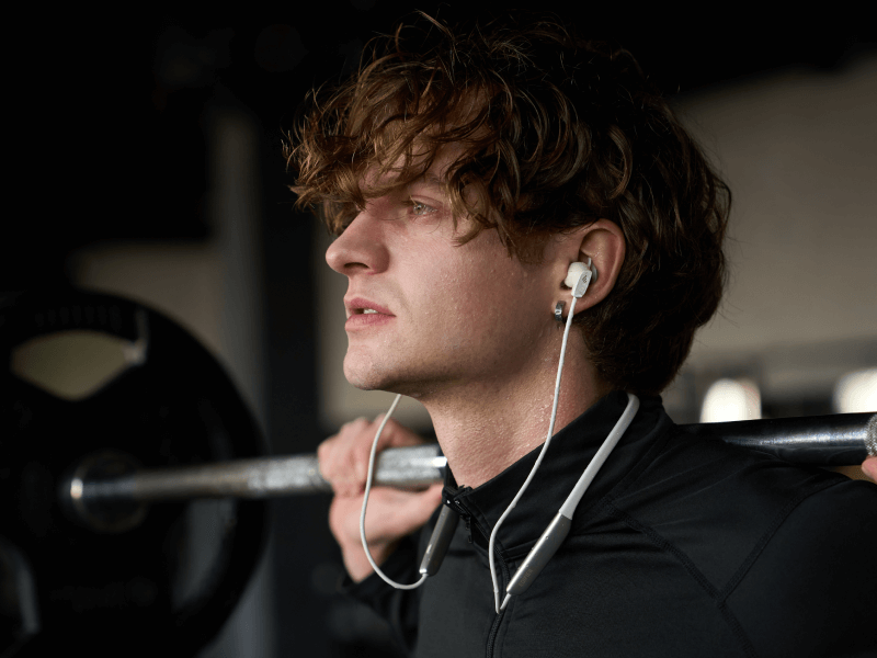 Edifier  W280NB Pro Wireless Noise Cancelling Sports Earbuds - Sand White