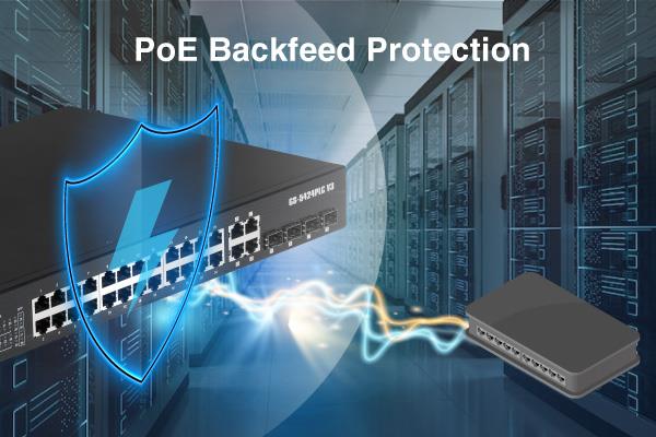 EDIMAX GS-5424PLCV3 - 28 Port Surveillance Long Range Gigabit PoE+ Web Smart Switch