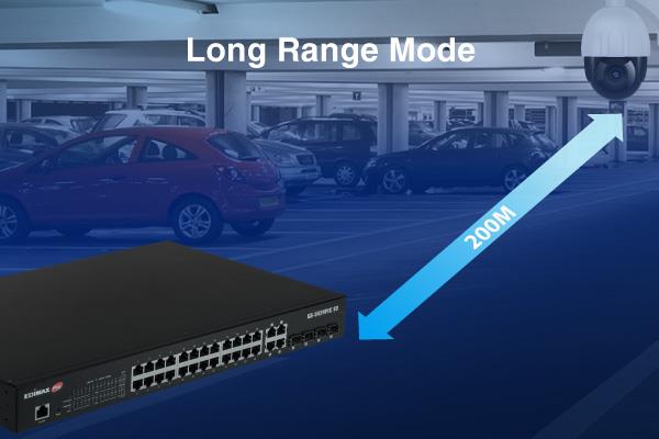 EDIMAX GS-5424PLCV3 - 28 Port Surveillance Long Range Gigabit PoE+ Web Smart Switch