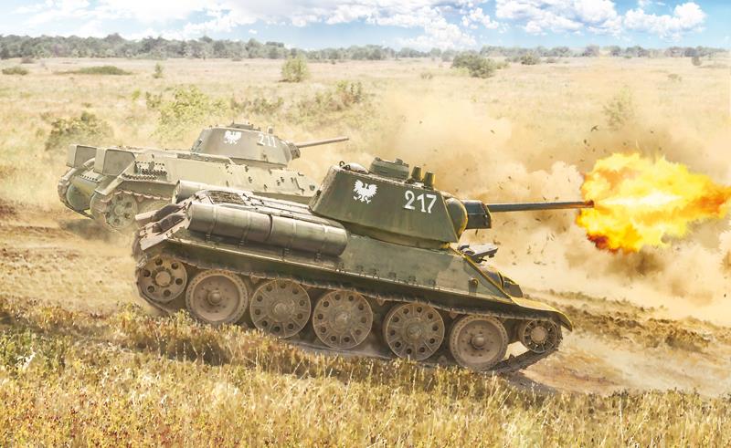 Italeri 1-7078 - ITALERI 1/72 T-34/76 RUSSISCHER PANZER 1943