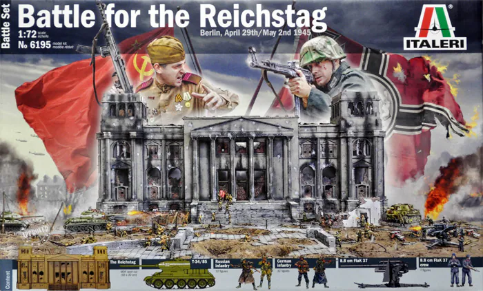 Italeri 1-6195 - ITALERI 1/72 BATTLE FOR THE REICHSTAG BATTLE SET