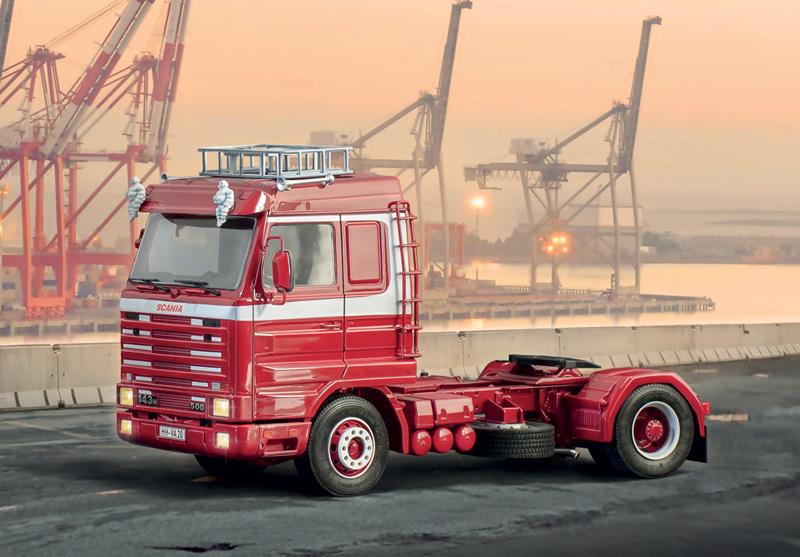 Italeri 1-3950 - ITALERI 1/24 SCANIA R143 4X2 W/ACCESSORIES
