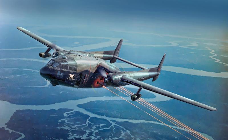 Italeri 1-1468 - ITALERI 1/72 AC-119K STINGER
