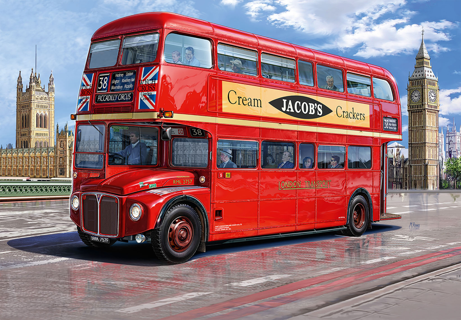 Revell RV07720 - REVELL 1/24 LONDON BUS PLATINUM EDTN