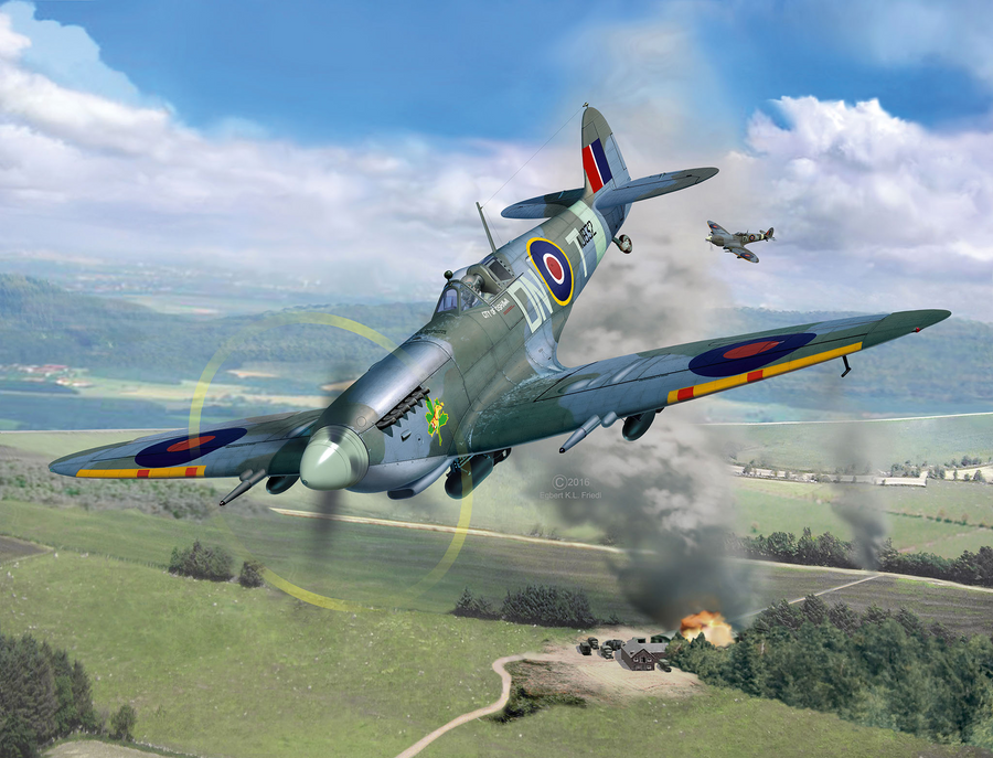 Revell RV00457 - REVELL 1/32 TECHNIK SPITFIRE MK.IXc