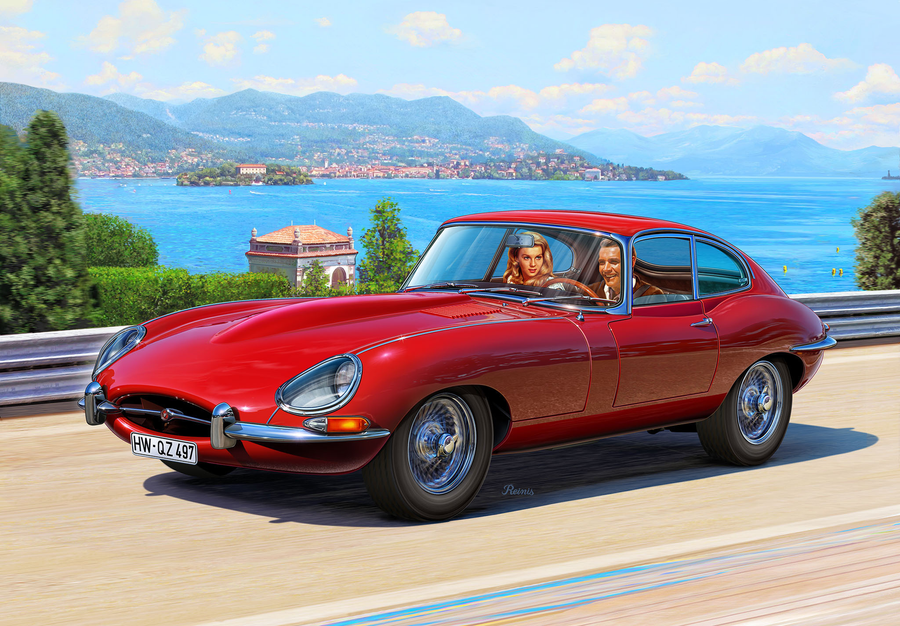 Revell RV07668 - REVELL 1/24 JAGUAR E-TYPE COUPE