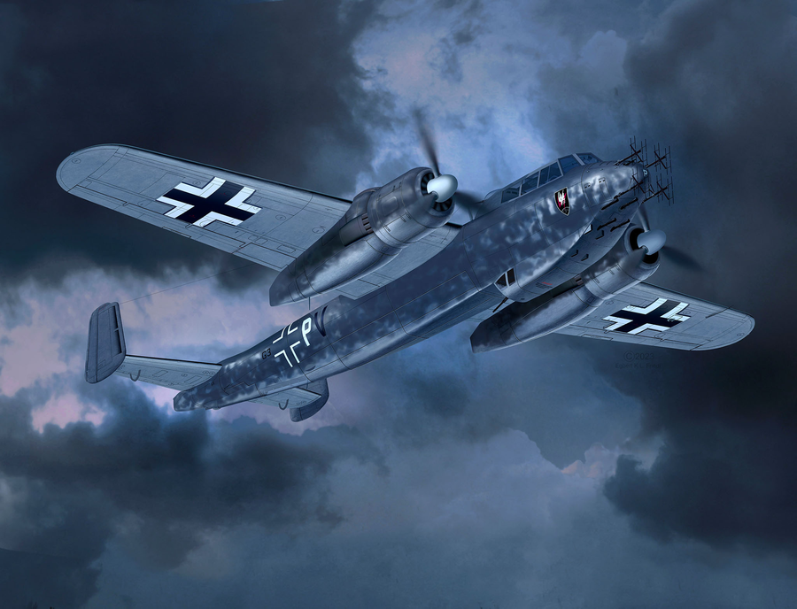 Revell RV03814 - REVELL 1/48 DORNIER 217J-1/2 WWII FIGHTER
