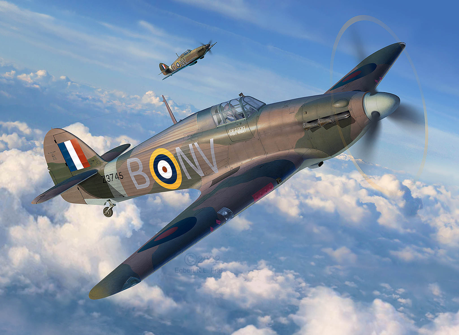 Revell RV04968 - REVELL 1/32 HAWKER HURRICANE MKIIb