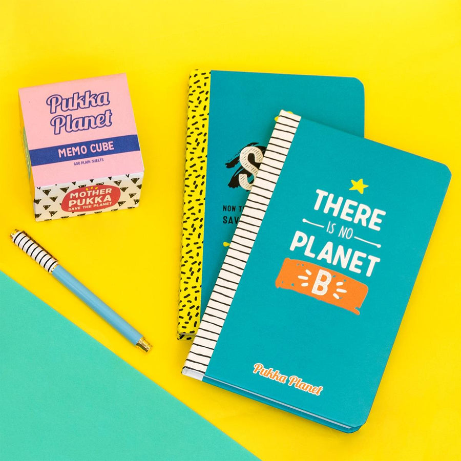 P9703SPP - Pukka Planet Soft Cover Notebook 13x21cm There is no Planet B