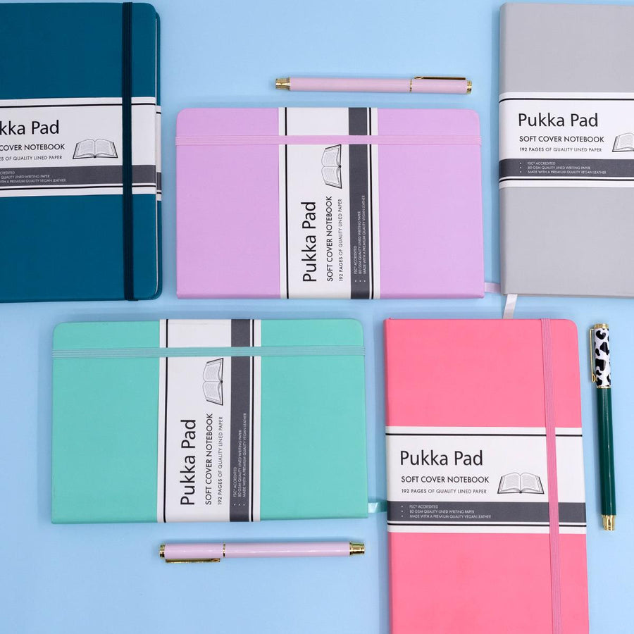 P7749SIG - Pukka Signature Soft Cover Notebook 13x21cm Lined Oatmeal