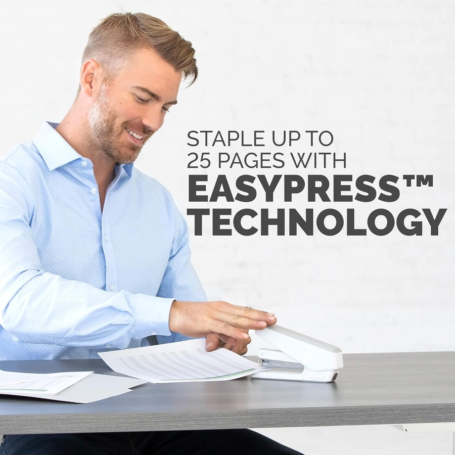 100115291 - Fellowes LX850 EasyPress Full Strip Stapler White