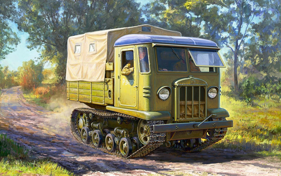 Zvezda Z3663 - ZVEZDA 1/35 STZ-5 SOVIET ARTILLERY TRACTOR