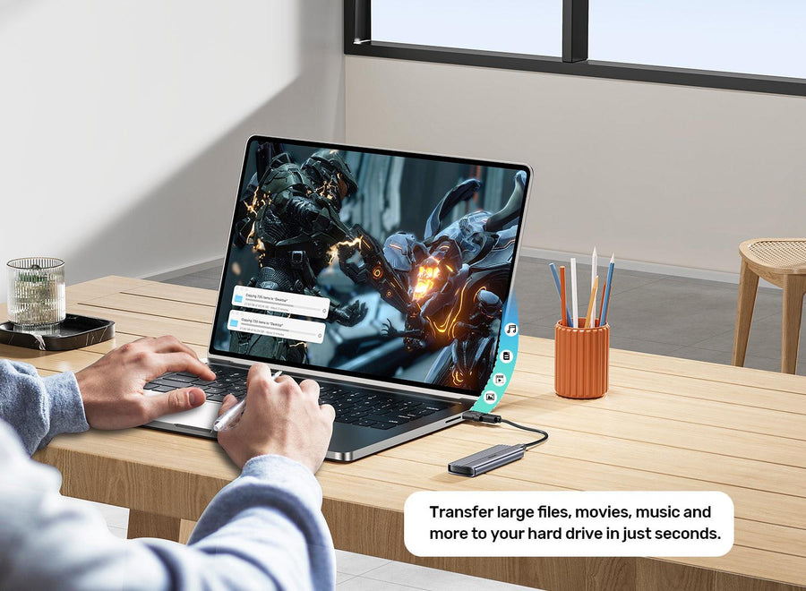 Unitek A1048A - 10Gbps USB-C to USB-A Adapter. Supports Data Sync & 2A Fast
