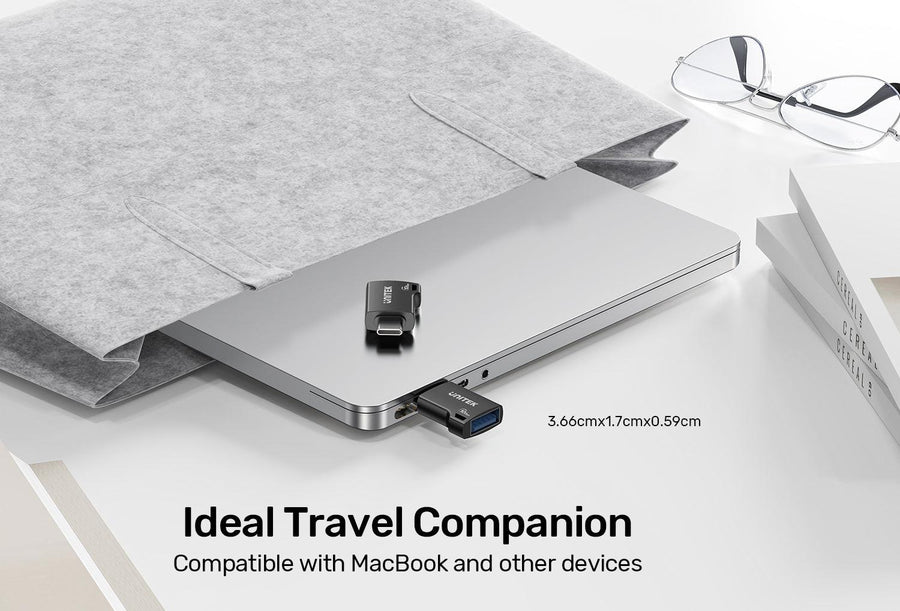 Unitek A1048A - 10Gbps USB-C to USB-A Adapter. Supports Data Sync & 2A Fast