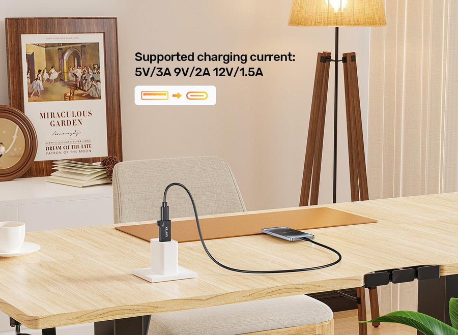 Unitek A1049A - 10Gbps USB-A to USB-C Adapter. Supports Data Sync & 3A Fast