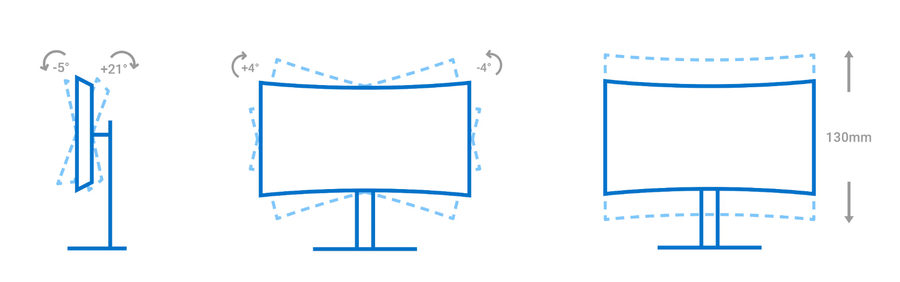Dell  S3425DW 34" WQHD Curved USB-C Ultrawide Business Monitor