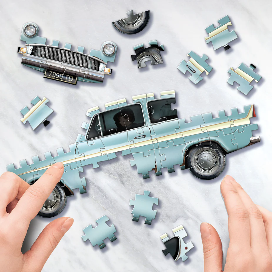 WREBBIT3D PUZZLES W3D-0202 - WREBBIT3D: FLIEGENDER FORD ANGLIA MINI