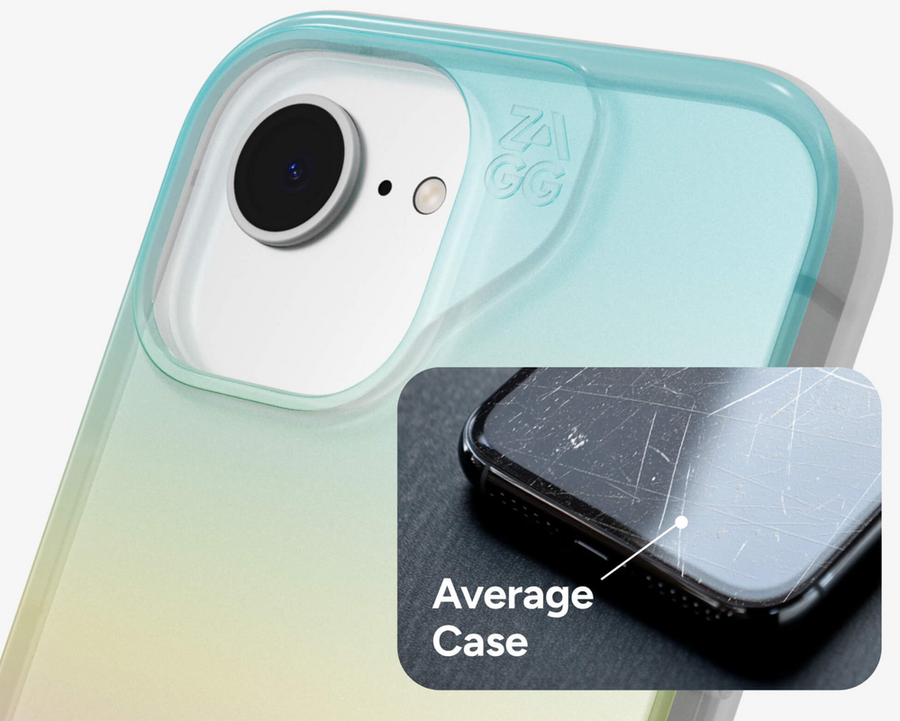 702318197 - ZAGG Milan Case, Apple iPhone 16e, 15, 14, 13, Iridescent