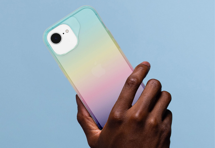 702318197 - ZAGG Milan Case, Apple iPhone 16e, 15, 14, 13, Iridescent