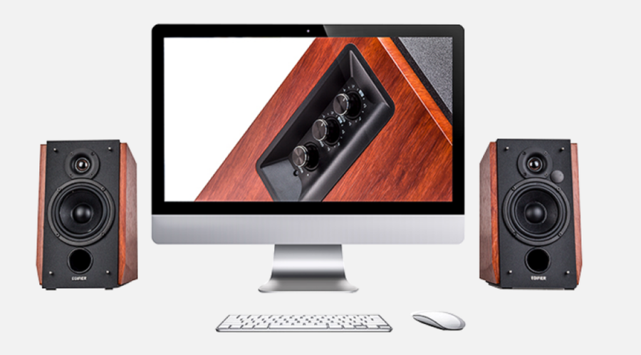 Edifier  R1700BT 66W Powered Bookshelf Speaker System with Bluetooth 5.1 - Black