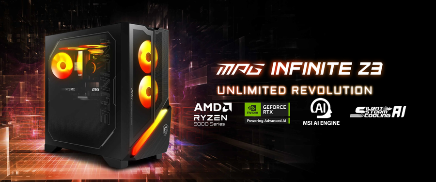MSI MPG Infinite Z3 9NVPR7-457NZ RTX 5070 Gaming PC