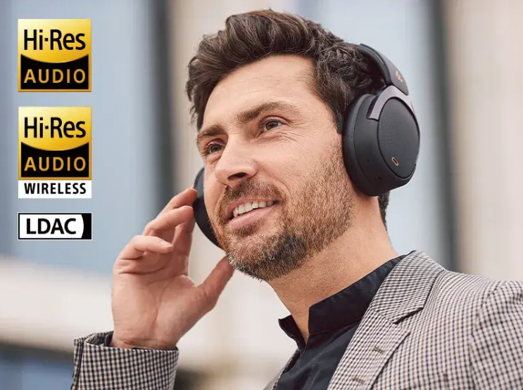 Edifier  WH950NB (2025 Upgrade) Wireless Over-Ear Noise-Cancelling Headphones - White