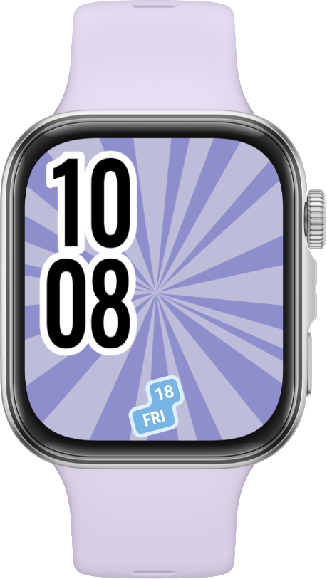 Huawei Watch FIT 4  Smart Watch - Purple with Flouroelastomer Strap