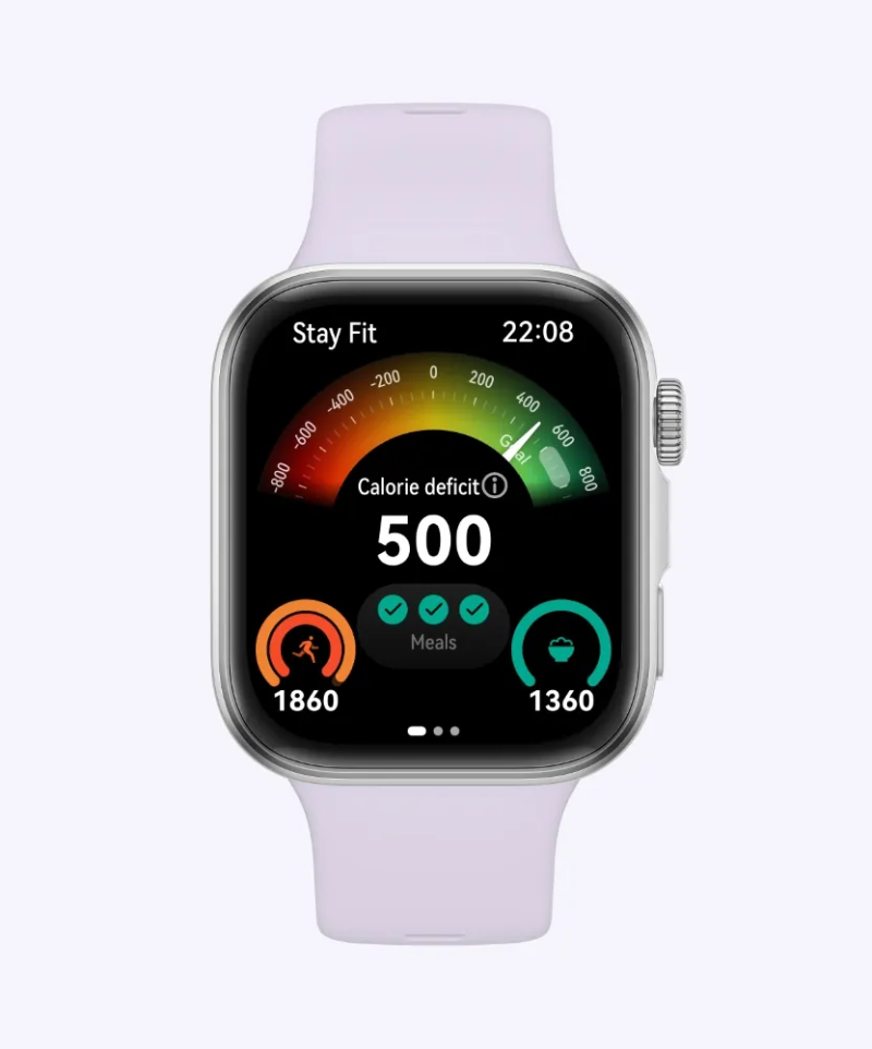 Huawei Watch FIT 4  Smart Watch - Purple with Flouroelastomer Strap