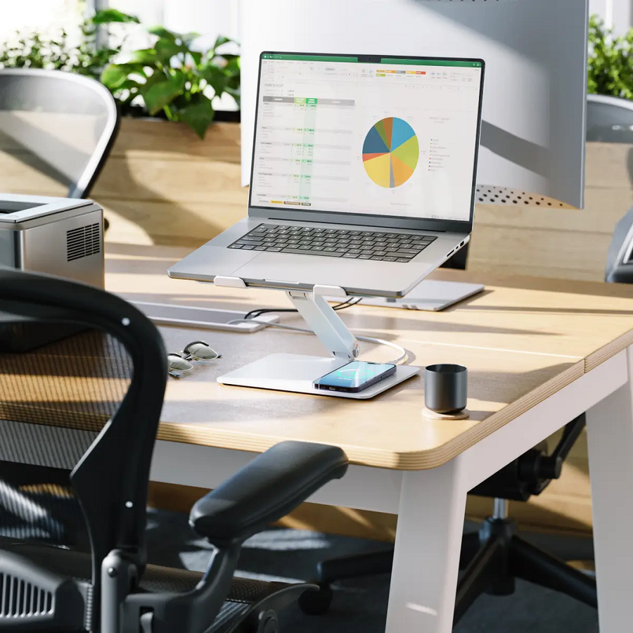 EPLSWCWH - ALOGIC Elite Power Laptop Stand with Wir