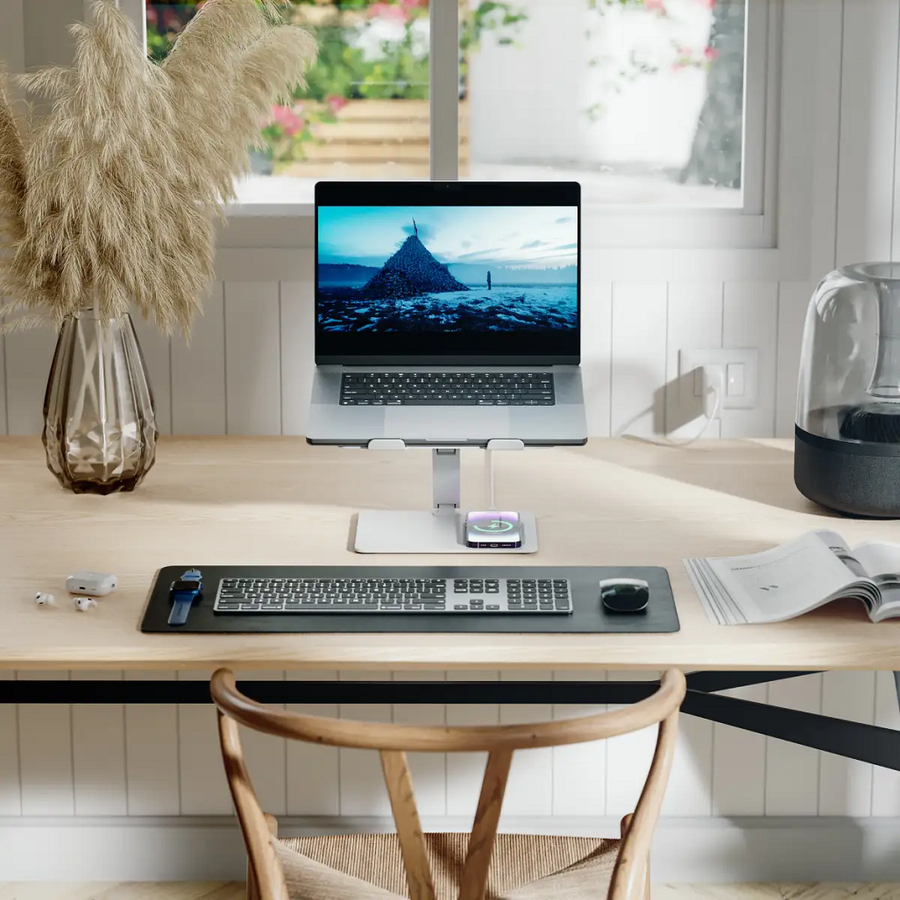 EPLSWCWH - ALOGIC Elite Power Laptop Stand with Wir