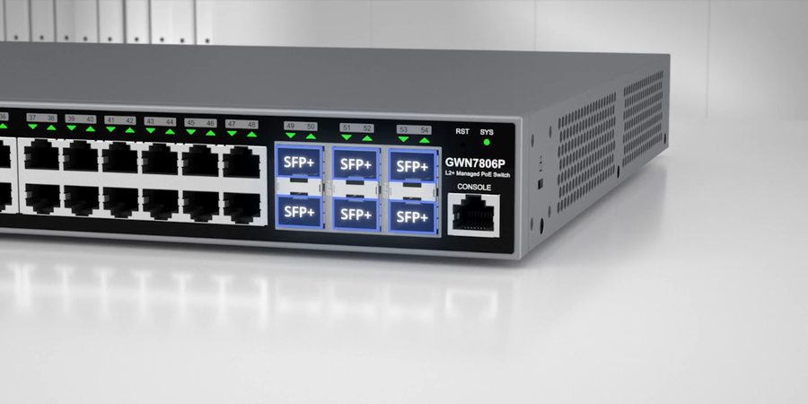 Grandstream GWN7806P - GWN7806P Layer 2+ Managed Network Switch 48-port PoE #  Hardware