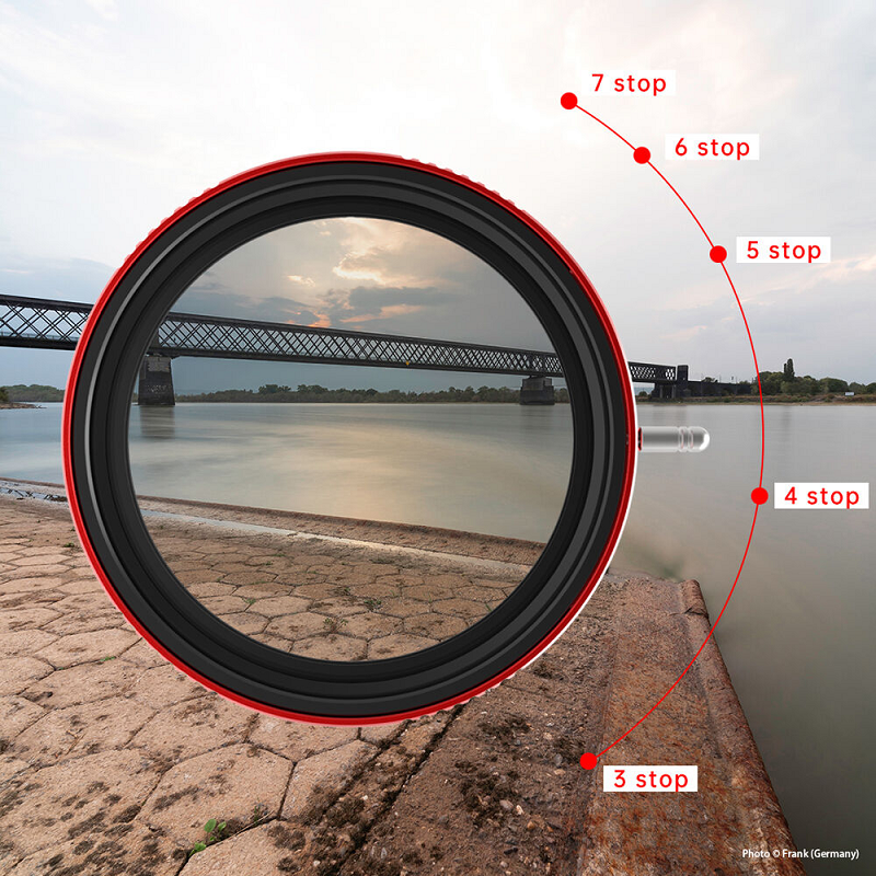 HD478177 - HAIDA PRO II C-POL + VARIABLE ND FILTER 3-7 STOP 77MM