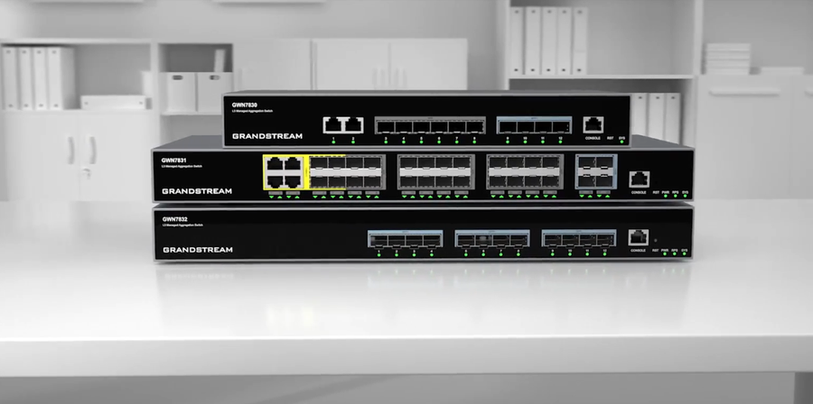 GWN7830 - Grandstream Enterprise Layer 3 Managed Aggregation Switch, 6 x SFP, 4 x SFP+, 2 x GigE