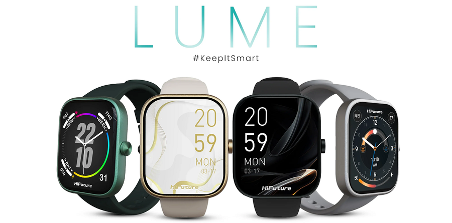 LUME-SLGRY - HiFuture LUME Smartwatch Silver Grey