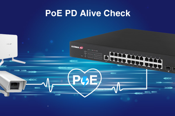 EDIMAX GS-5424PLXV2 - 24 Port Gigabit PoE+ Web Smart Surveillance Switch w/ 4 Port 10GbE SFP+ Uplinks.