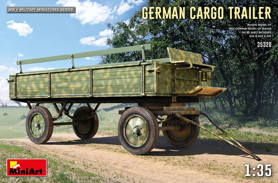 Miniart 2-35320 - MINIART 1/35 DEUTSCHER LASTENANHÄNGER