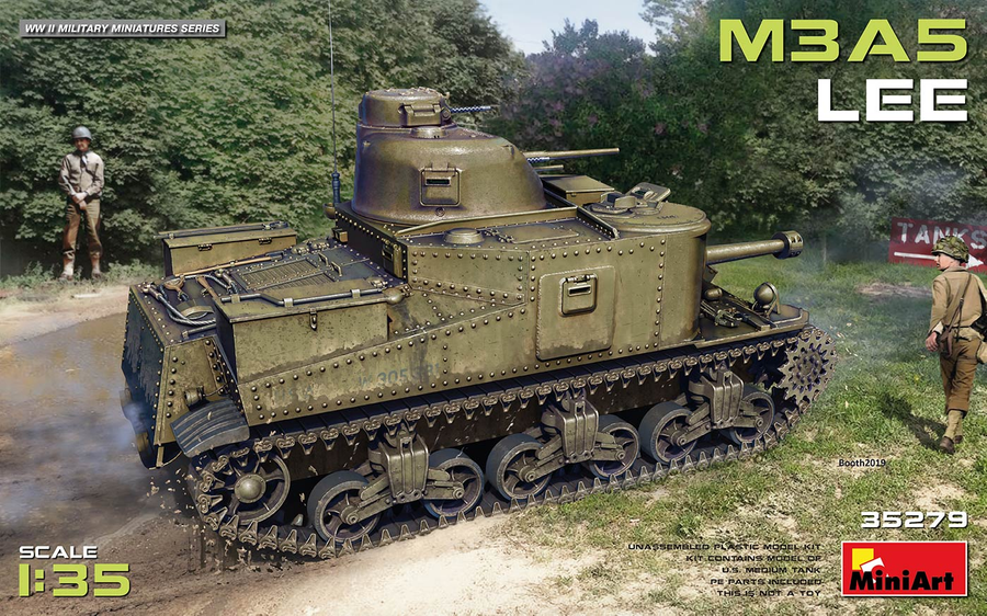 Miniart 2-35279 - MINIART 1/35 M3A5 LEE
