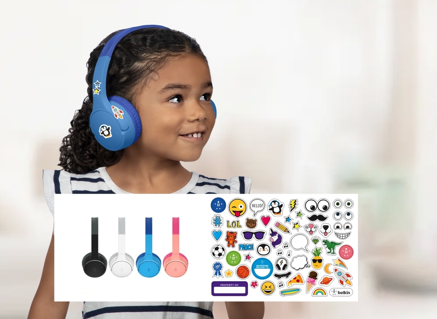 Belkin AUD002BTWTV3 - SOUNDFORM MINI 2 WIRELESS OVER EAR HEADP