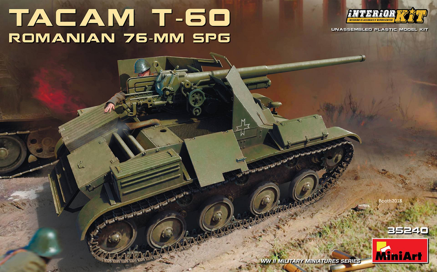 Miniart 2-35240 - MINIART 1/35 ROMANIAN 76MM SPG TACAM T-60