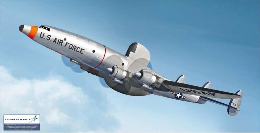 Academy 9-12637 - ACADEMY 1/144 USAF EC-121 WARNING STAR