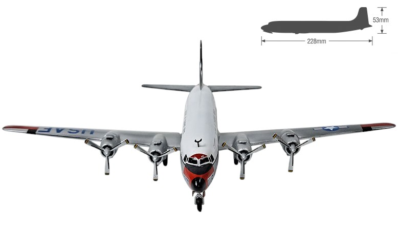 Academy 9-12634 - ACADEMY 1/144 USAF C-118 LIFTMASTER