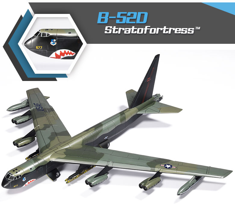 Academy 9-12632 - ACADEMY 1/144 B-52D STRATOFORTRESS