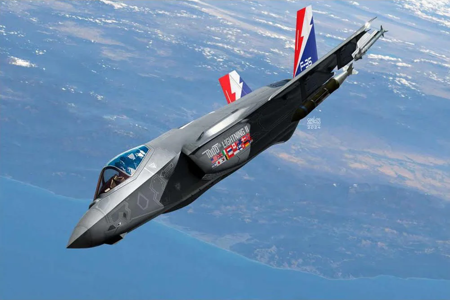 Academy 9-12591 - ACADEMY 1/72 F-35A LIGHTNING II "1000th"